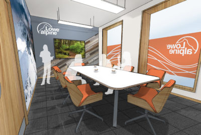 Lowe Alpine Meeting Room Concept Design